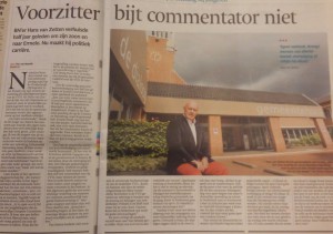 Interview met VVD Ermelo-voorzitter Hans van Zetten